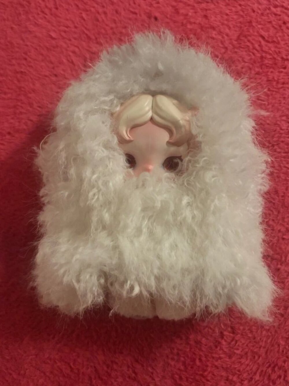 skull panda ghostie plush pendant